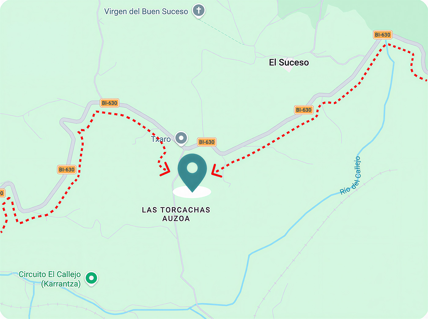 Mapa de rutas